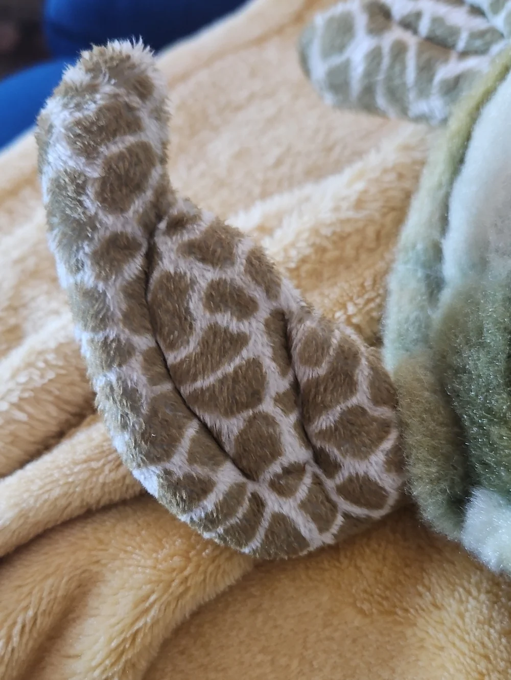 Plush Turtle Reptile Toy - Green and Tan